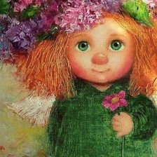 Схема вышивки «Ангел»