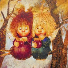 Схема вышивки «Ангел»