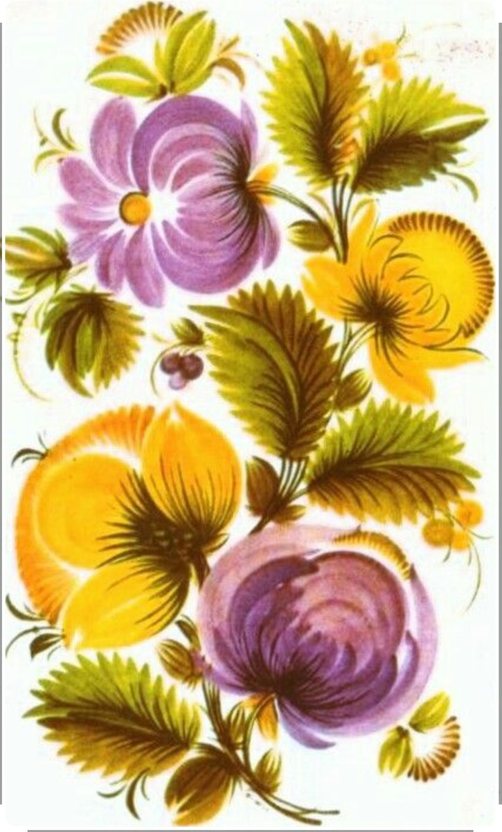 Петриковская роспись - этно - оригинал