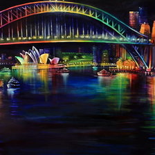 Схема вышивки «Мост в Сиднее»
