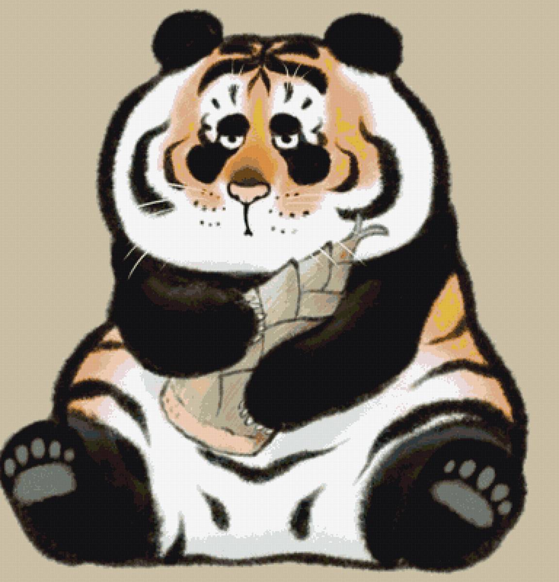 Уссурийский тигр и панда. Пухлый тигр арт японский. Тигр японский рисунок. Толстый тигр. Прикольный тигр рисунок.