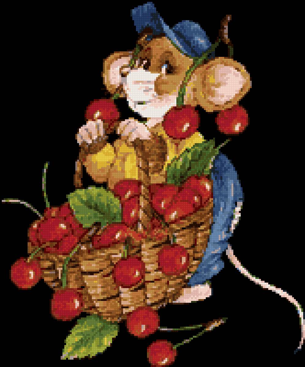 №2628934 - мышка, ягоды - предпросмотр