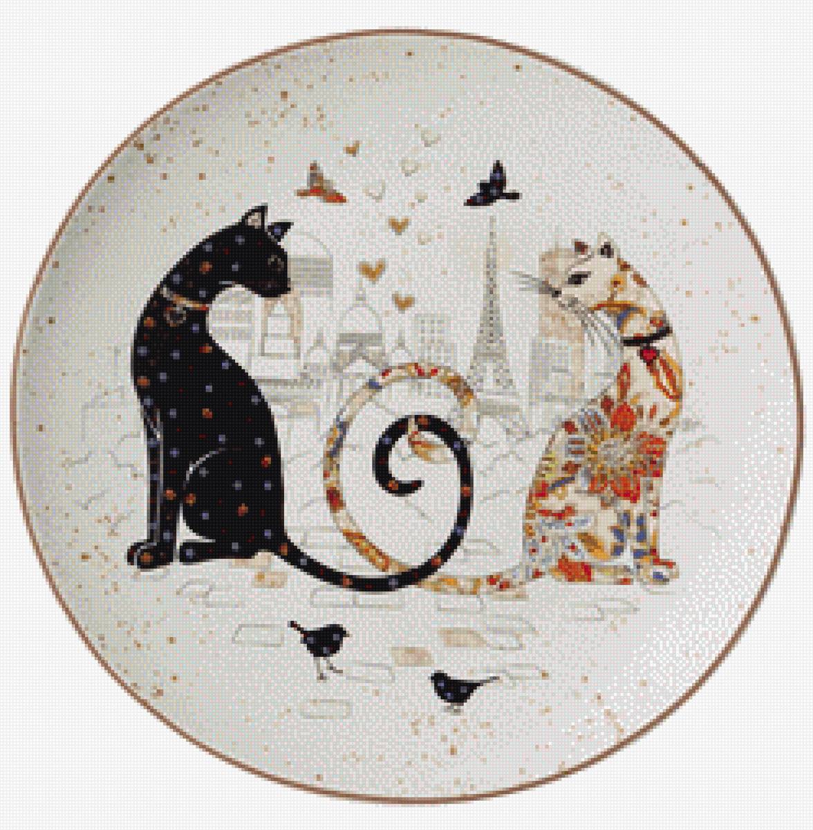 парижские коты - кот, париж - предпросмотр