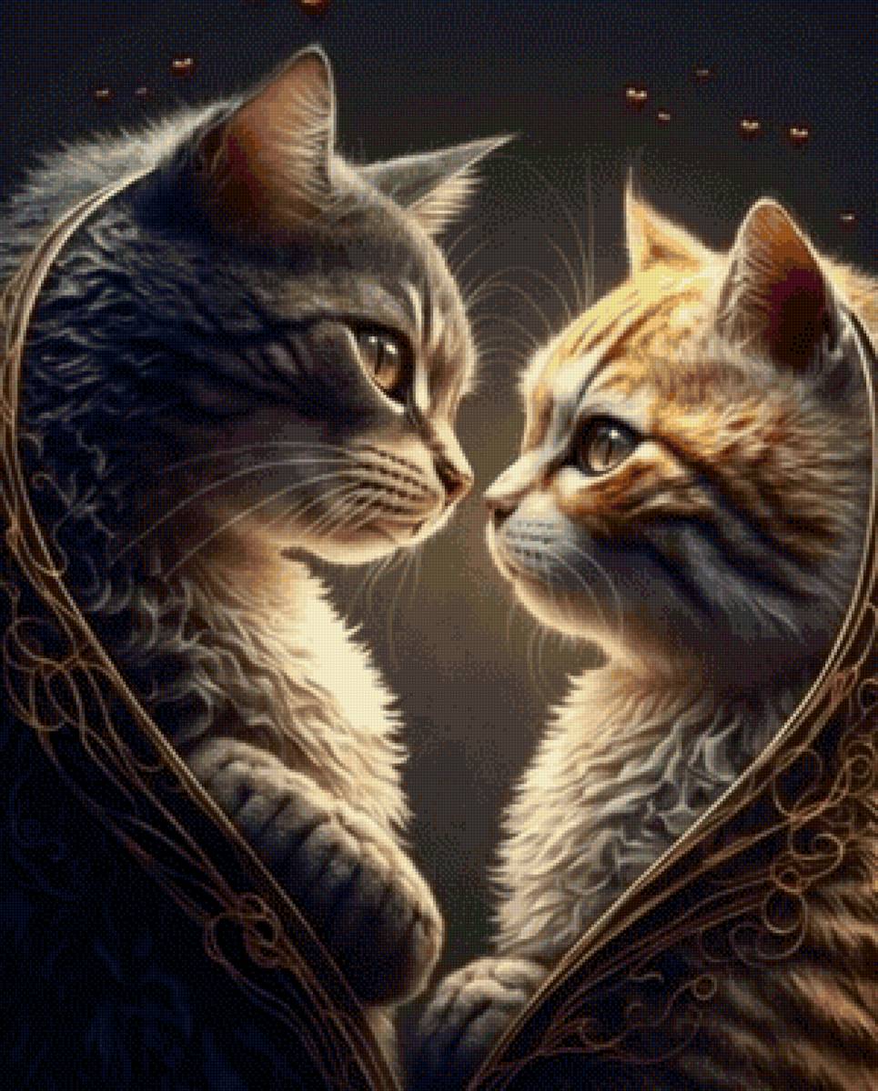 Котопара - кошачий портрет, кошки - предпросмотр