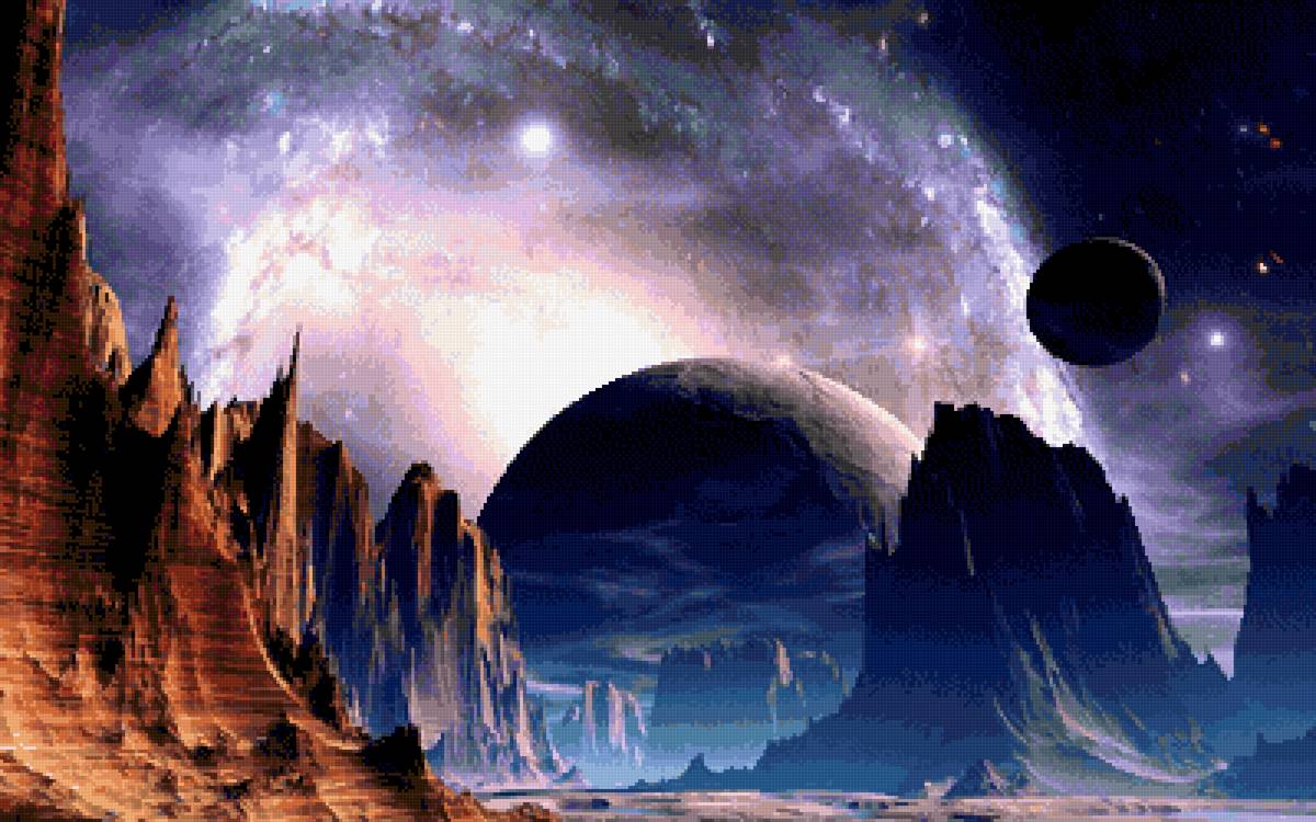 смотря в космос - космос - предпросмотр