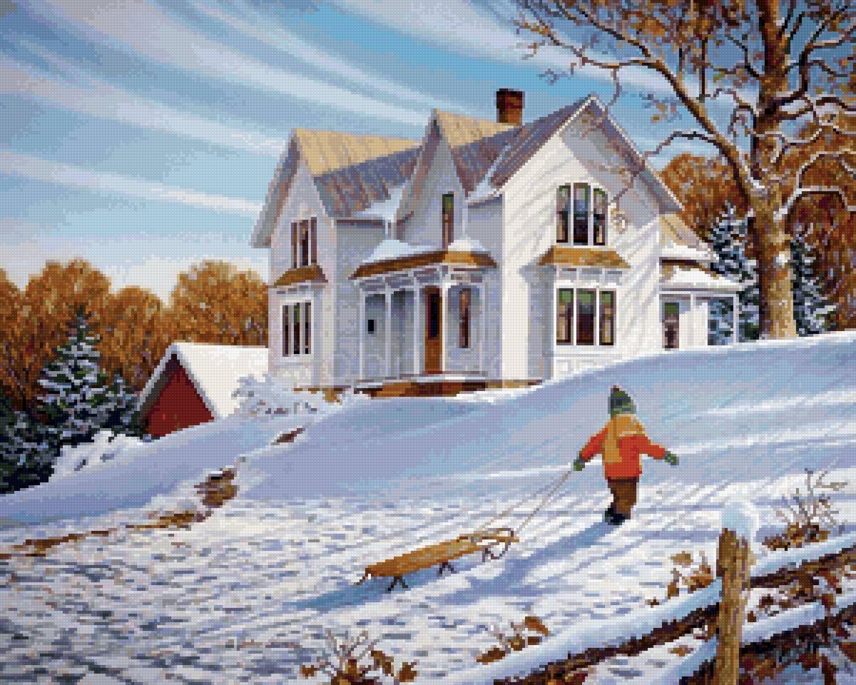 Полуденное наслаждение - зима - предпросмотр