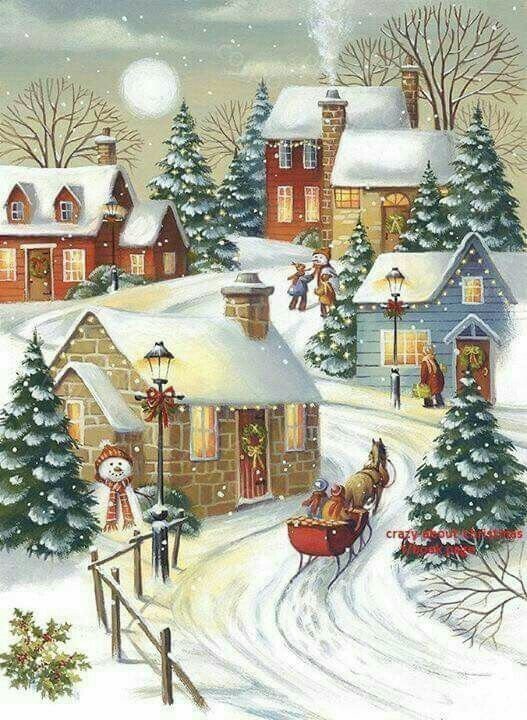 Зимушка - пейзаж, снег, зима - оригинал