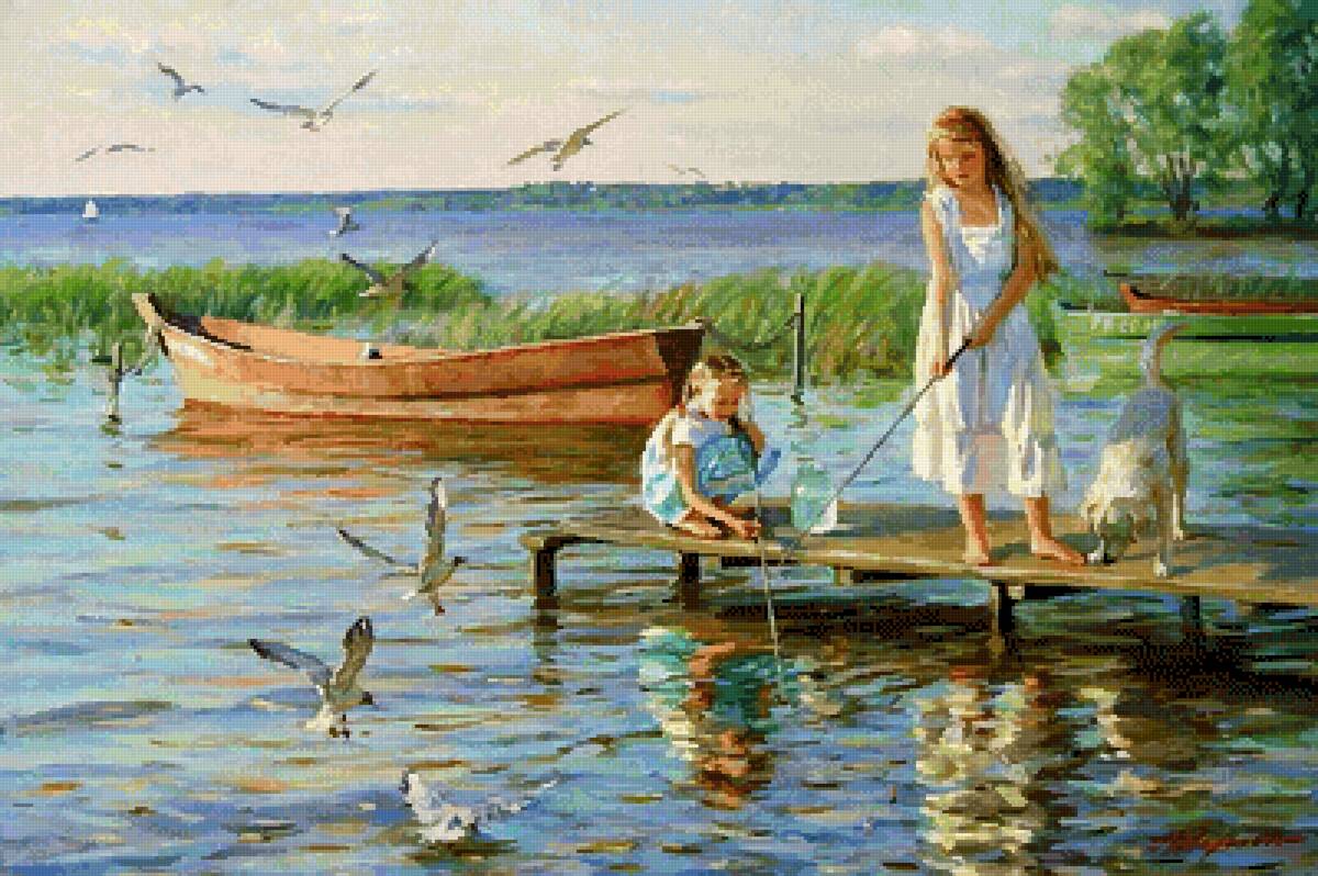 Александр Аверин  лето - лето, люди, картины - предпросмотр