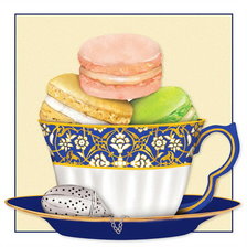 Схема вышивки «Чашечка синяя»