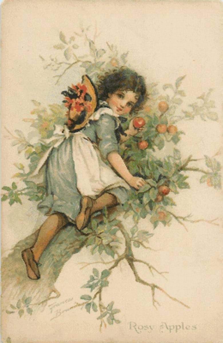 Дореволюционные иллюстрации, открытки - открытка, дети, дореволюционные, иллюстрации - предпросмотр