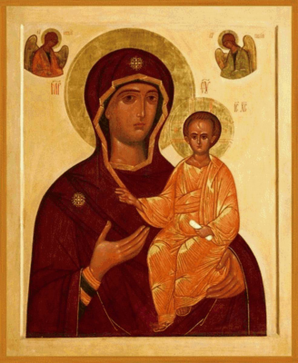 Икона Божией Матери Смоленская, именуемая Одигитрия - иконы - предпросмотр