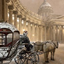 Схема вышивки «зима»