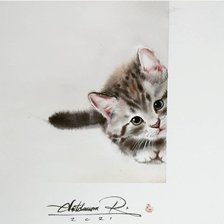 Схема вышивки «Кисуля»