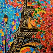 Схема вышивки «Torre Eiffel»