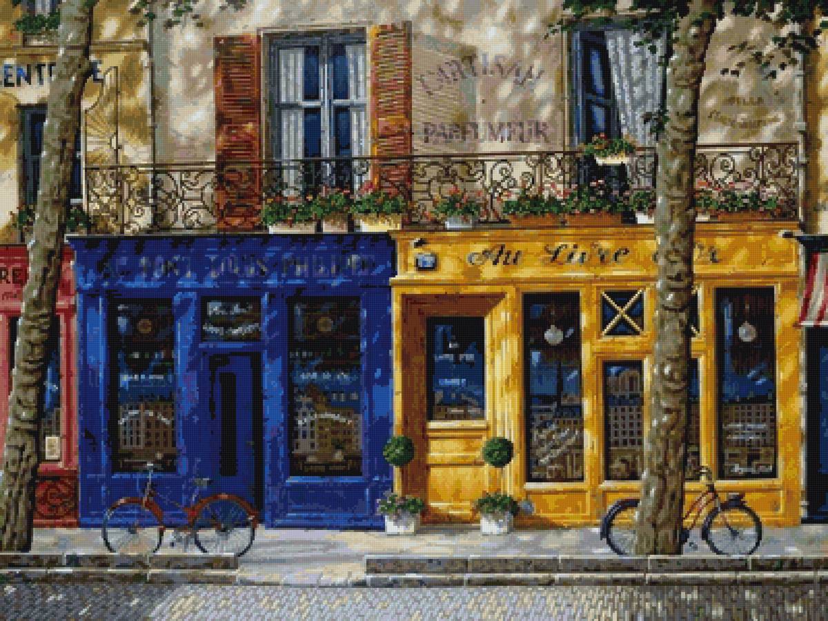 Городок - уют, магазинчик, улица - предпросмотр