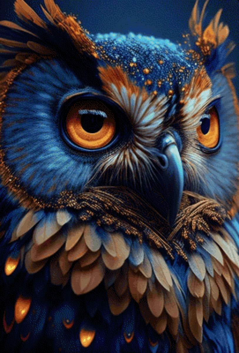 филин из сказки - сказки, птицы, филин - предпросмотр