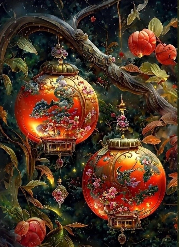 Китайские фонарики. - пнк, фонари - оригинал