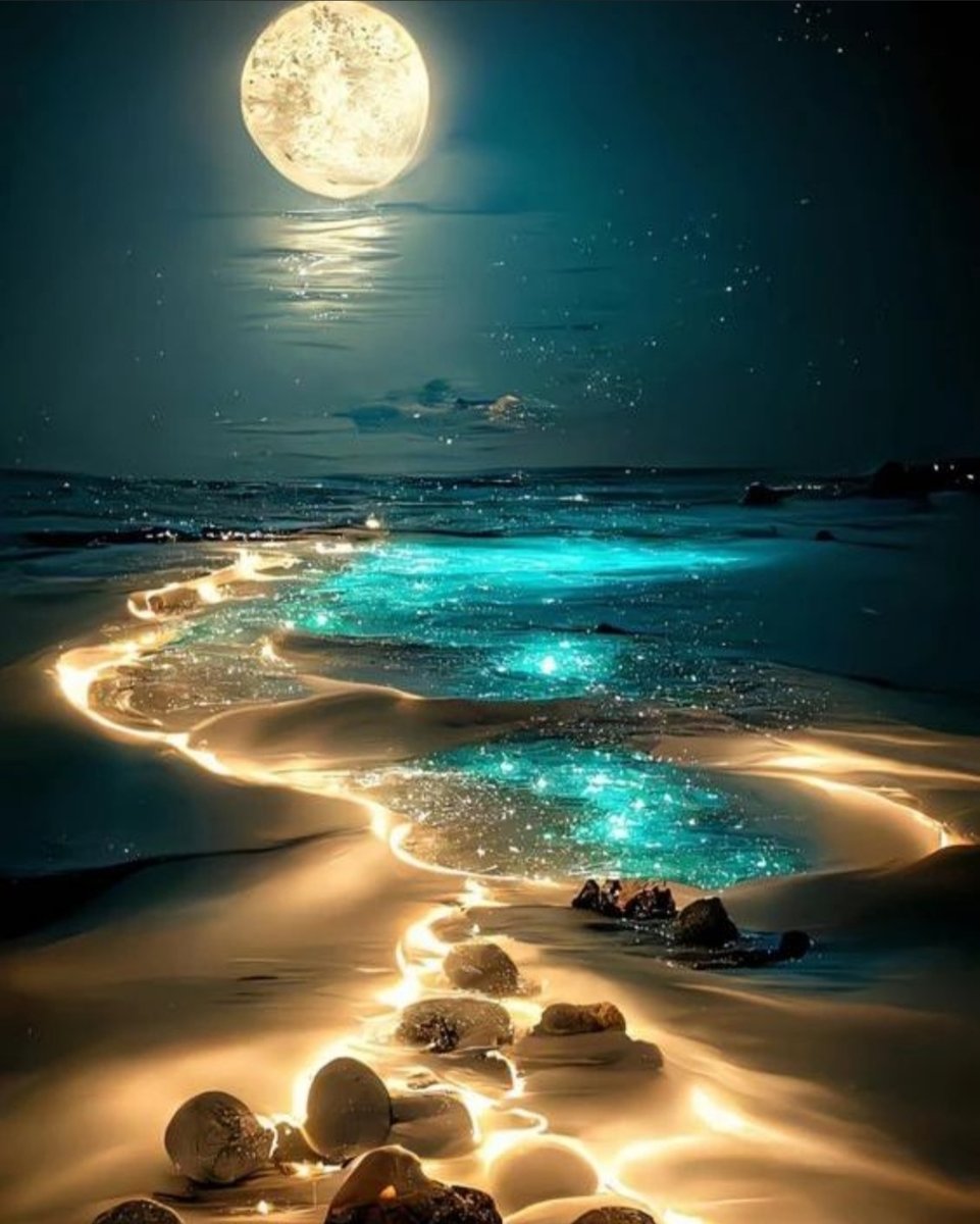 Мистика 2 - пейзаж, мистика, луна - оригинал