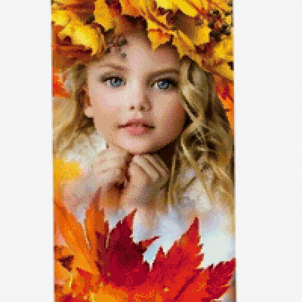 Девочка осень - дети - предпросмотр