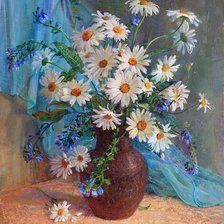 Схема вышивки «Ромашки»