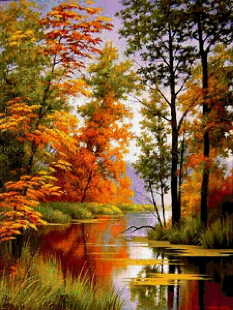 Осень золотая - оригинал