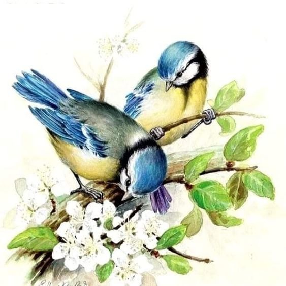 Весна - весна, цветы, птицы - оригинал