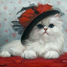 Схема вышивки «Леди Котярина»