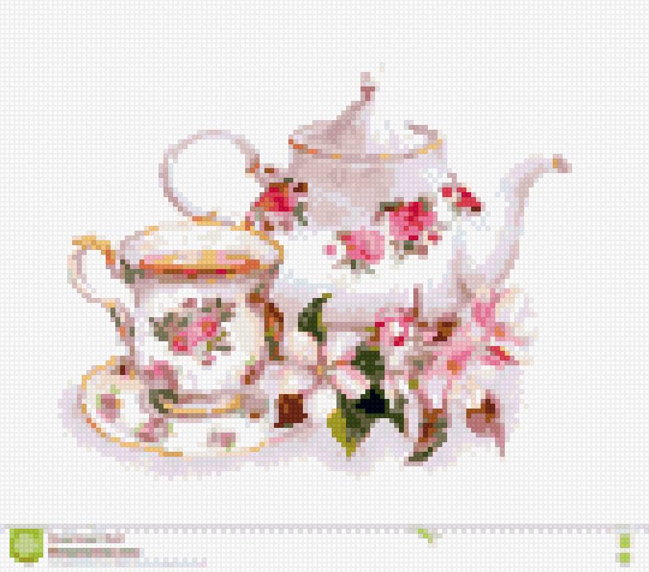 цветочный чай - кухня - предпросмотр