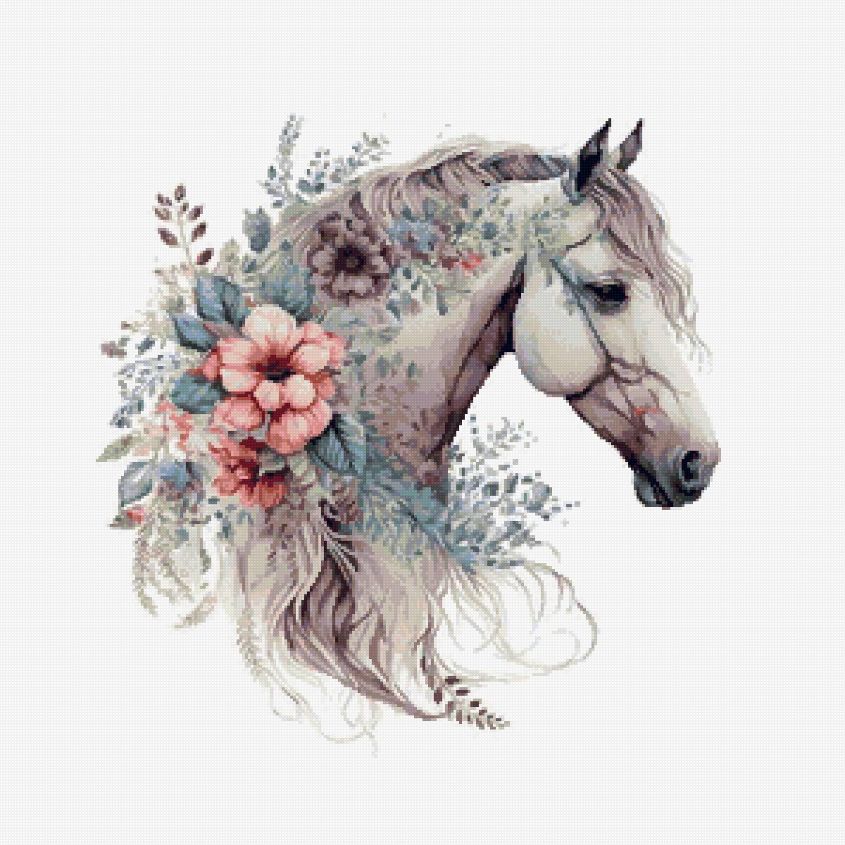 Лошадка - лошадка, рисунок - предпросмотр