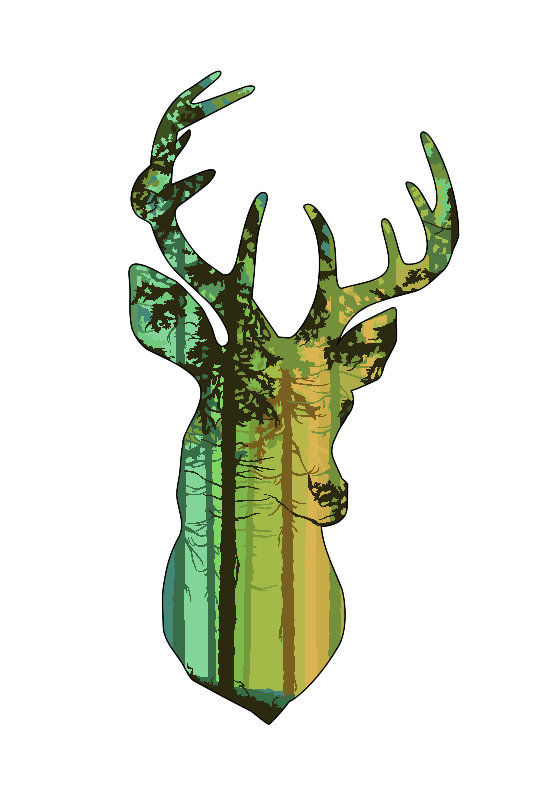 Олень - олень - оригинал