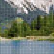 Предпросмотр схемы вышивки «Лето в горах» (№2639941)