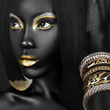 Схема вышивки «Негритянка»