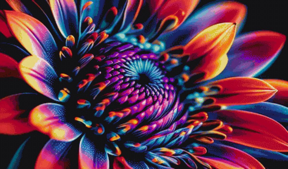 аква - пнк, цветок - предпросмотр