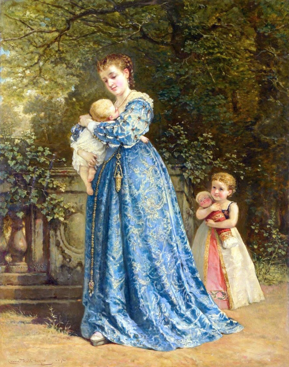 Мамочки - картина, природа, женщина с ребенком - оригинал
