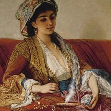 Схема вышивки «Османская красавица»