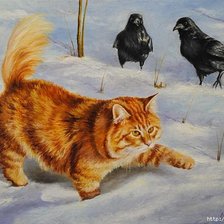 Схема вышивки «Зимняя прогулка»