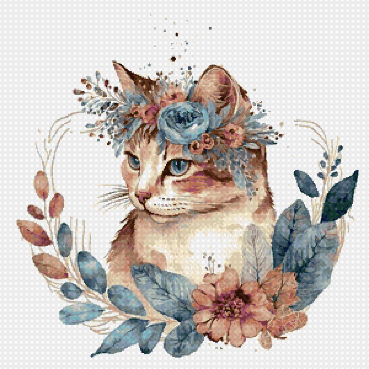 Киса - кошка, рисунок - предпросмотр