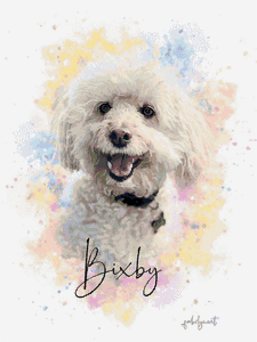 Watercolor Pet - собака, рисунок, акварель - предпросмотр