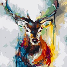 Схема вышивки «Благородный олень»