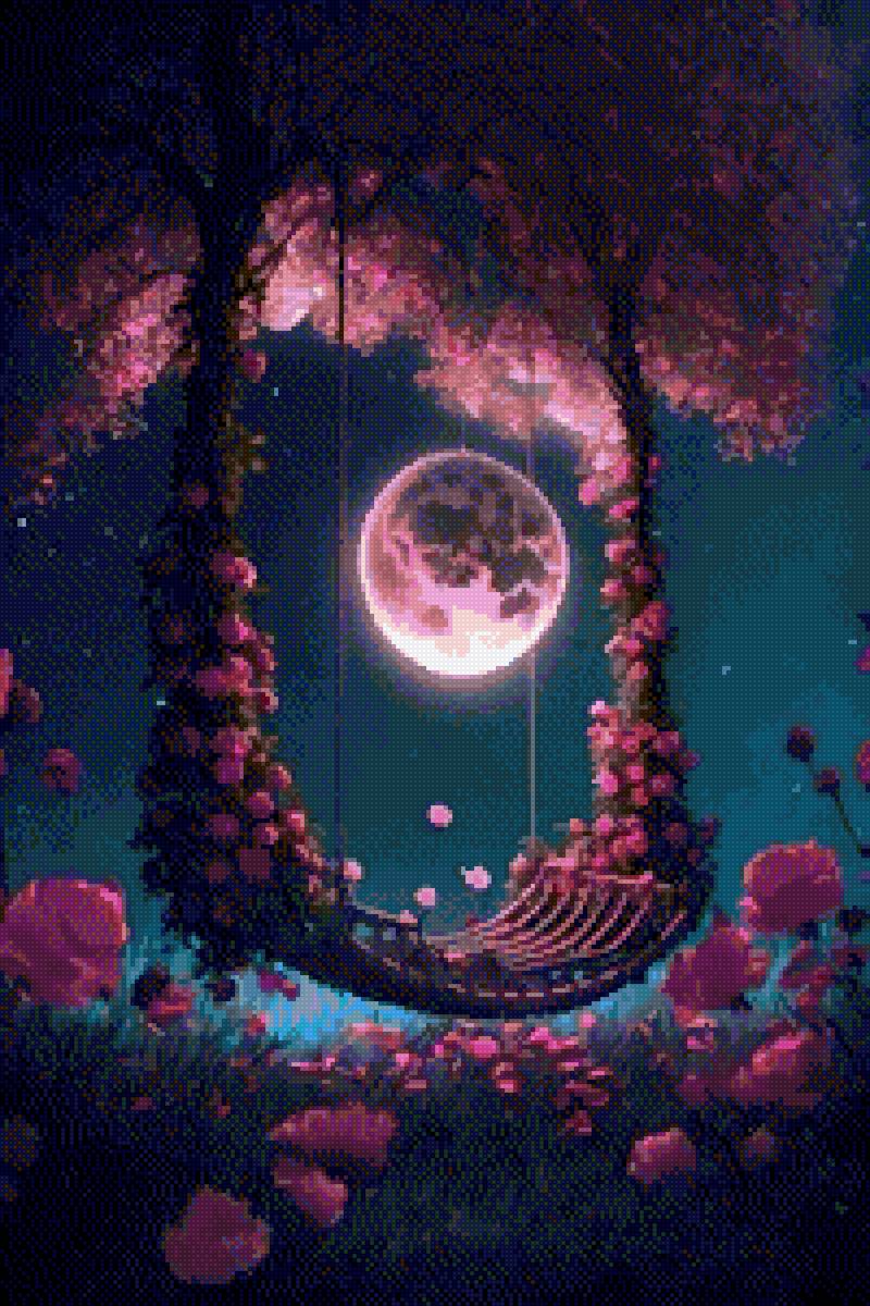 Луна - луна, качеля - предпросмотр