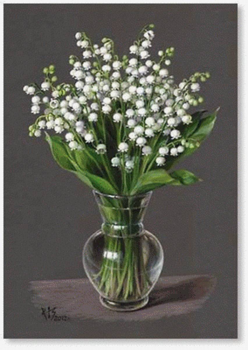 Букет ландышей - ландыши - предпросмотр