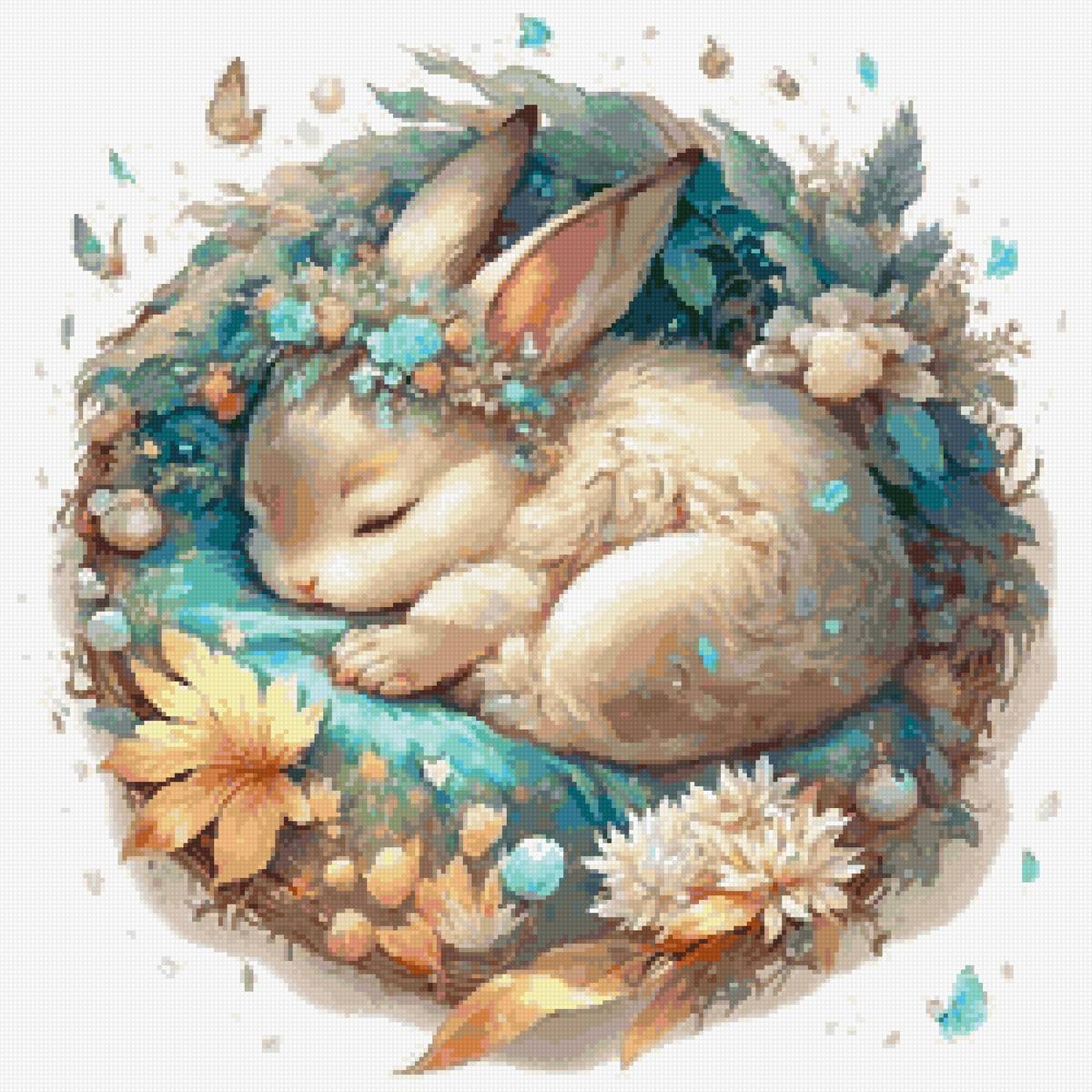 Маленький кролик - кролик, сон, милота - предпросмотр