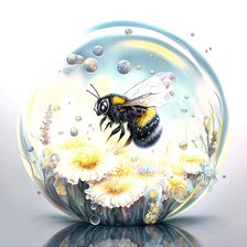 Схема вышивки «Шмельв пузыре»