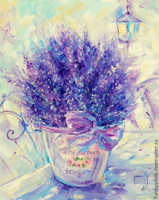 Лаванда - арт, лаванда - оригинал