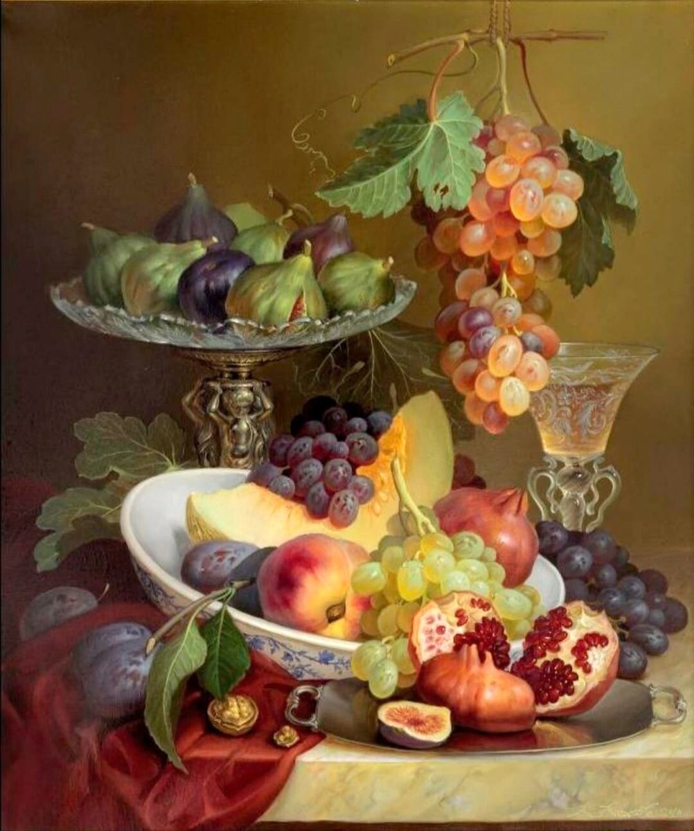 Натюрморт с фруктами - власов дмитрий, натюрморт - оригинал