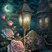 Схема вышивки «Вечер»