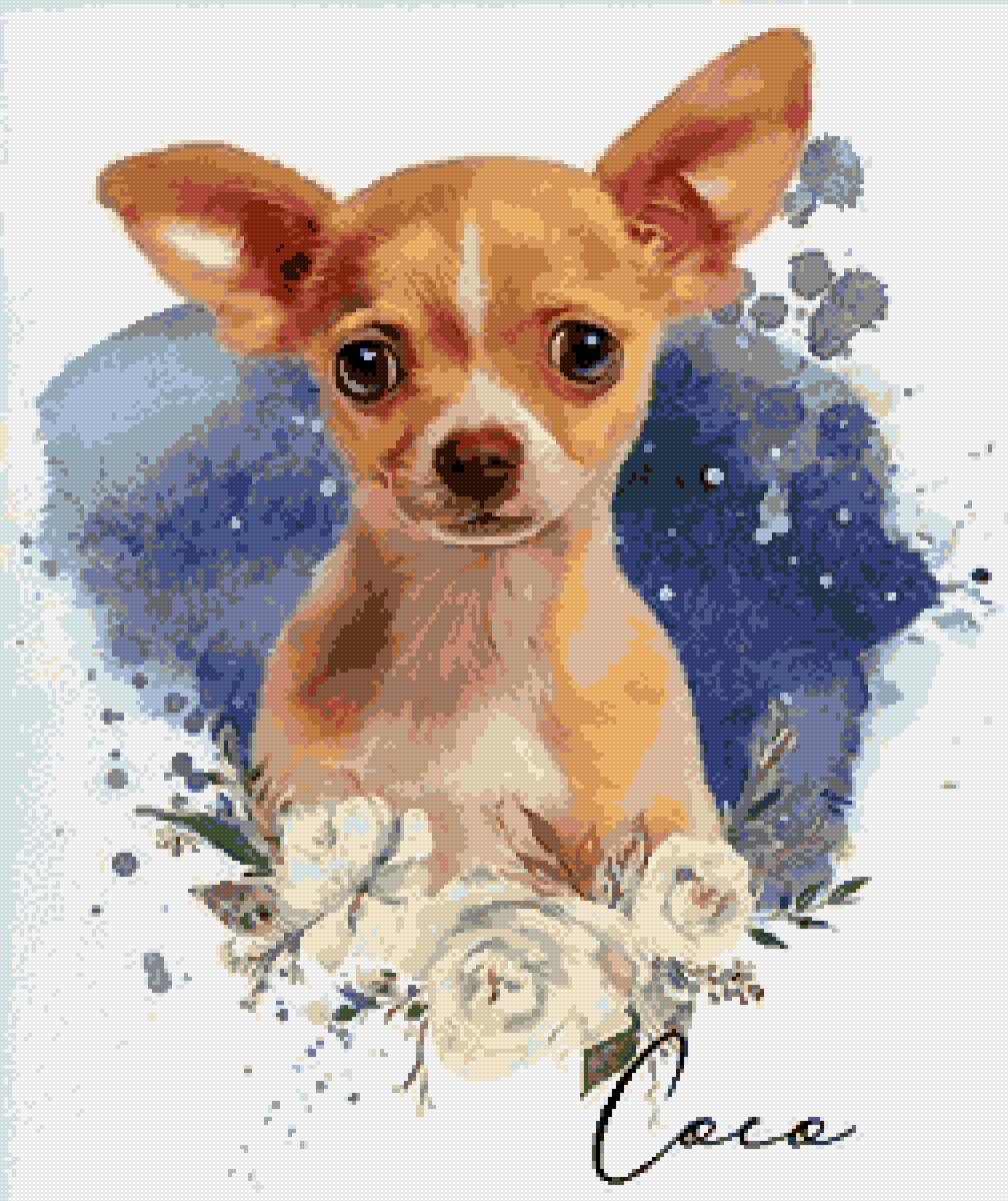 Watercolor Pet - собака, рисунок, акварель - предпросмотр