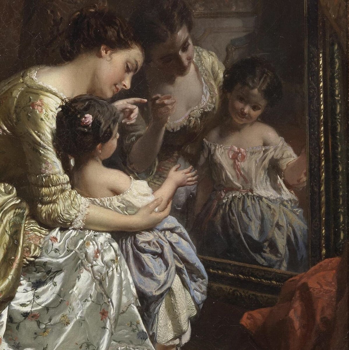 Перед зеркалом - оригинал