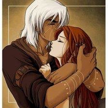 Пара - объятия, влюбленные, пара - оригинал