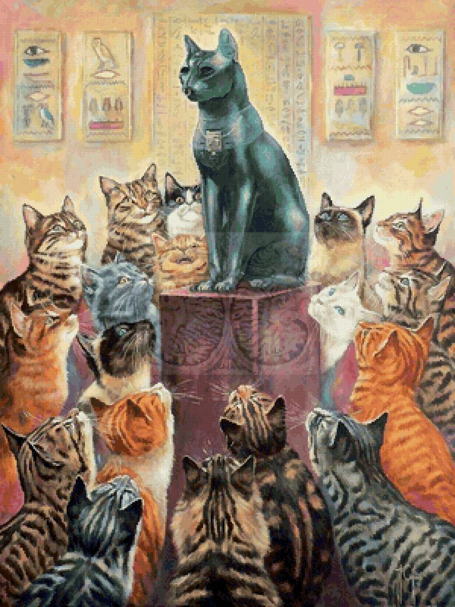 В музее - котики - предпросмотр